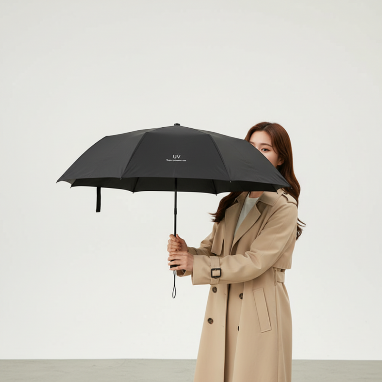 자외선 차단 완전자동 양산 겸용 우산 3단 방풍 접이식