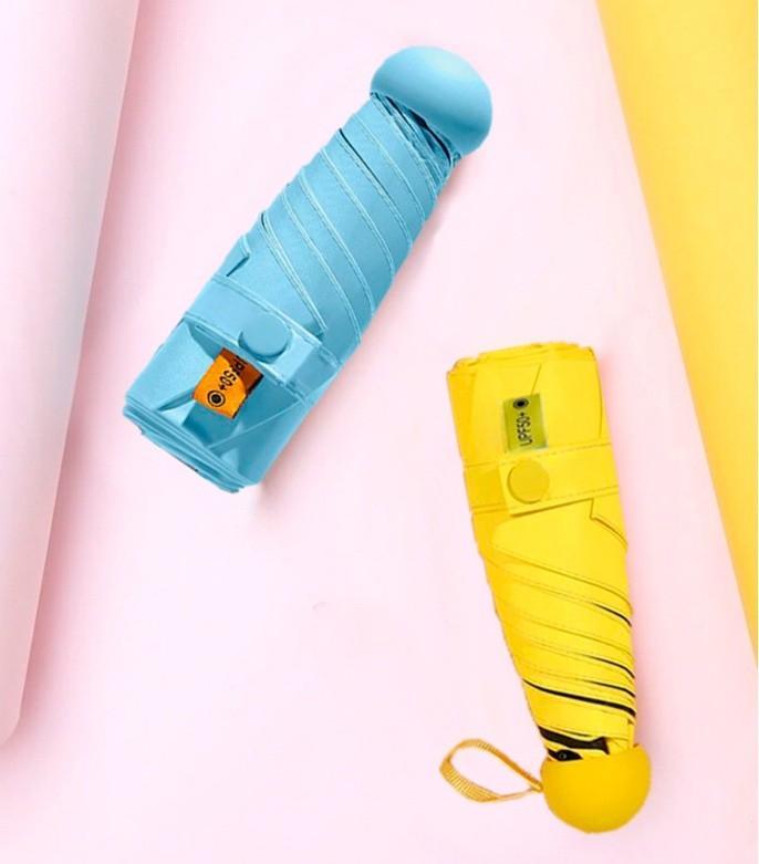 파스텔 초미니 캡슐 우산 초경량 양산 양우산 18CM UV차단 자외선차단 가벼운 주머니보관