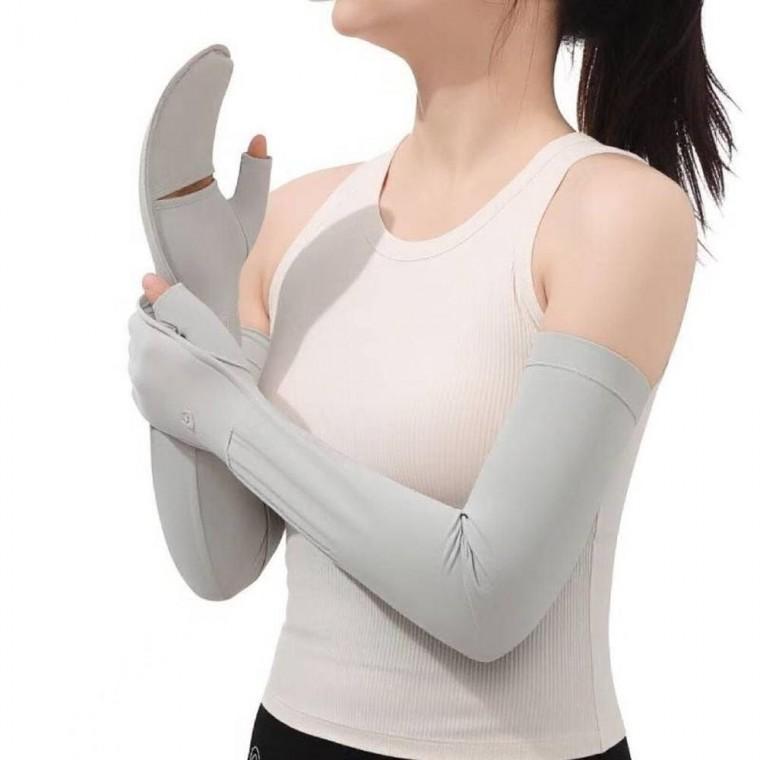 여성 아웃도어 골프 라이딩 자외선 차단 팔토시 장갑