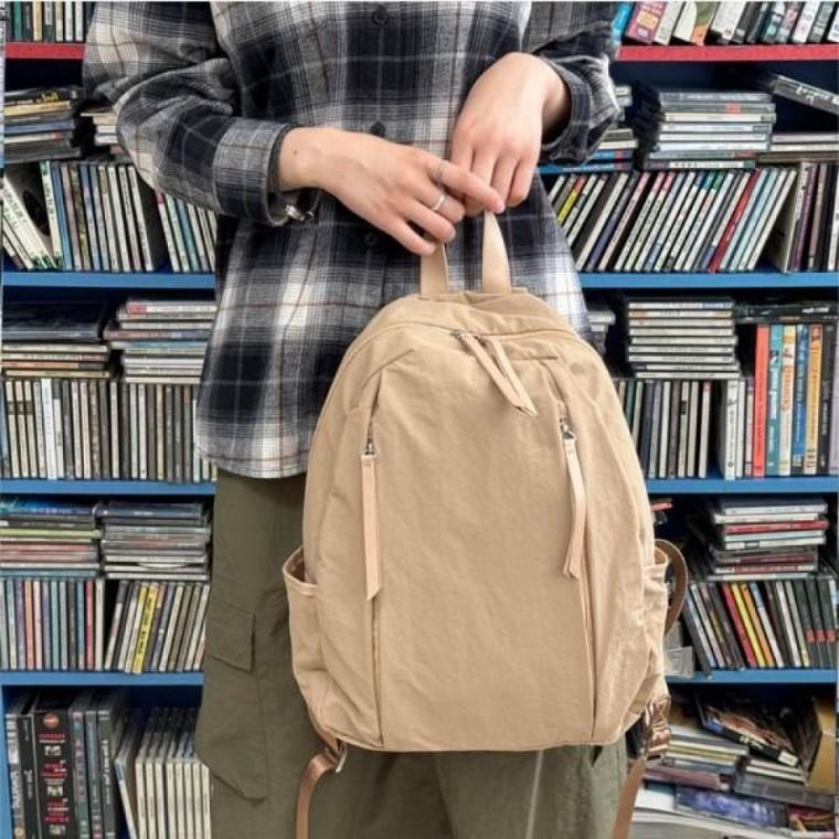 투라인 지퍼 포인트 실용적인 편안한 여성 백팩