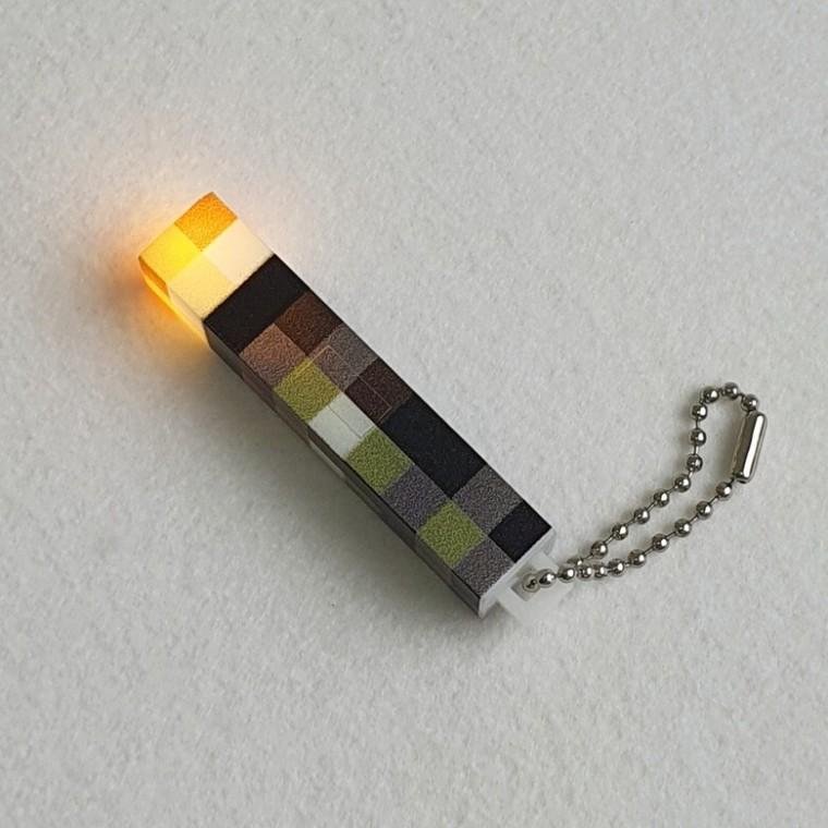 BenF Joy 횃불 램프 키링 LED 열쇠 고리 미니 휴대용 손전등 충전식 가방 백팩 키 홀더 악세사리 소품