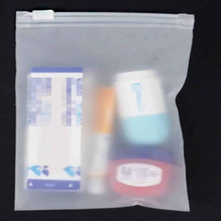 반투명 지퍼백 파우치 10x15cm 슬라이드지퍼백 PVC슬라이드지퍼백 비닐파우치 PVC지퍼백