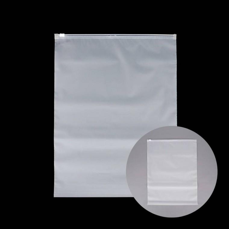 1P 반투명 PVC 지퍼백 파우치 30x40cm 심플한파우치 여행용지퍼백