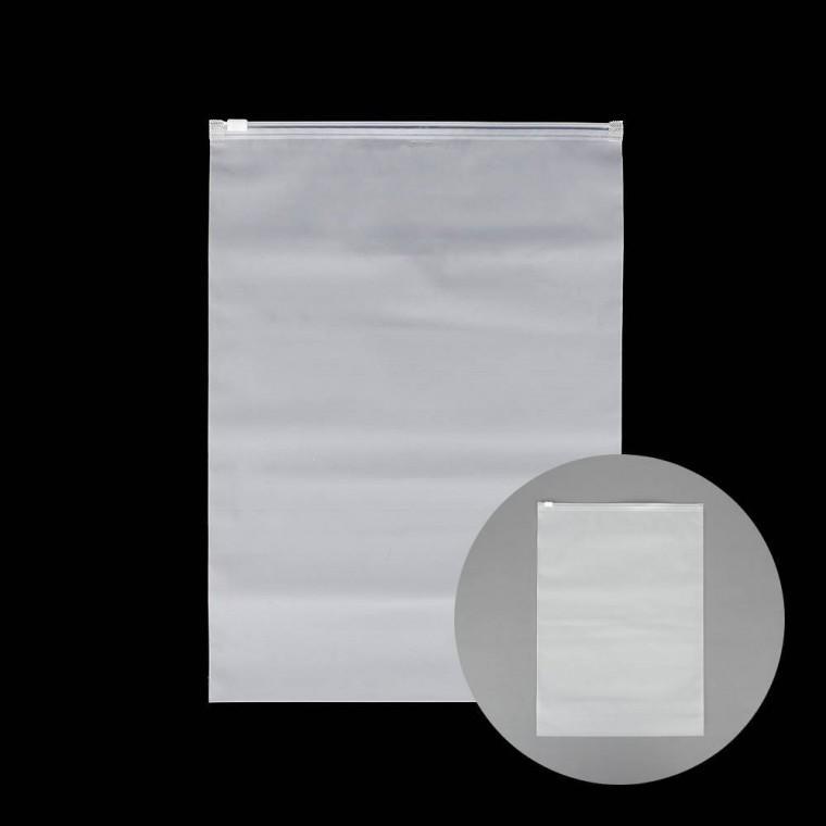 1P 반투명 PVC 지퍼백 파우치 25x35cm 여행용지퍼백파우치 슬라이드지퍼팩