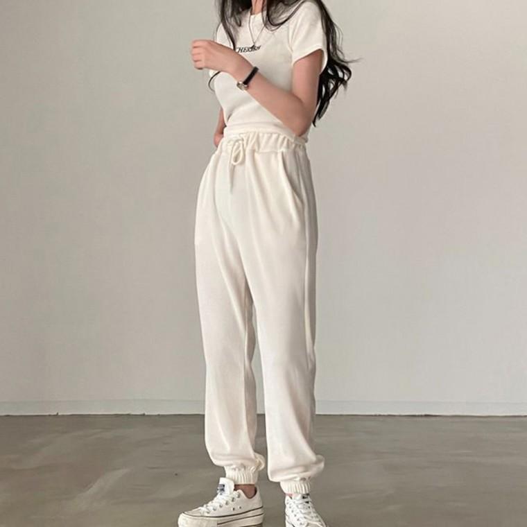 조거팬츠 여성트레이닝 여자운동복상하 여성츄리닝 여자운동복 여름 츄리닝