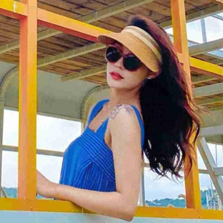 여름 비치 와이드 썬캡 모자 여성 썬캡모자 햇빛가리개