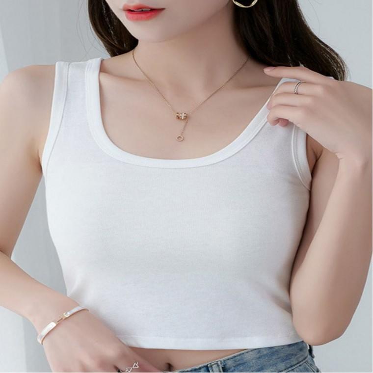기본 나시 레이어드 여름 3색 민소매 여성나시 크롭