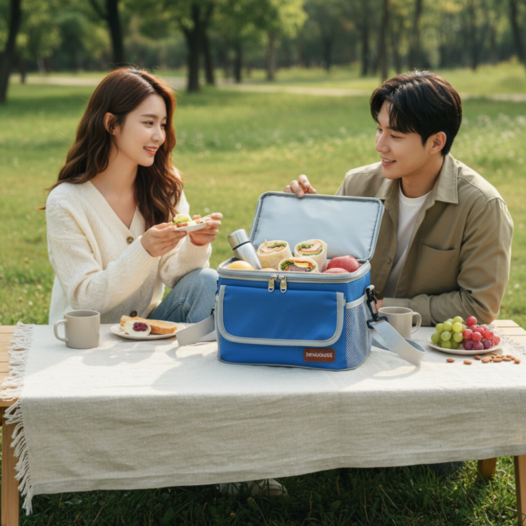 해피캠핑 보온보냉 아이스백 음식보관 여름도시락백