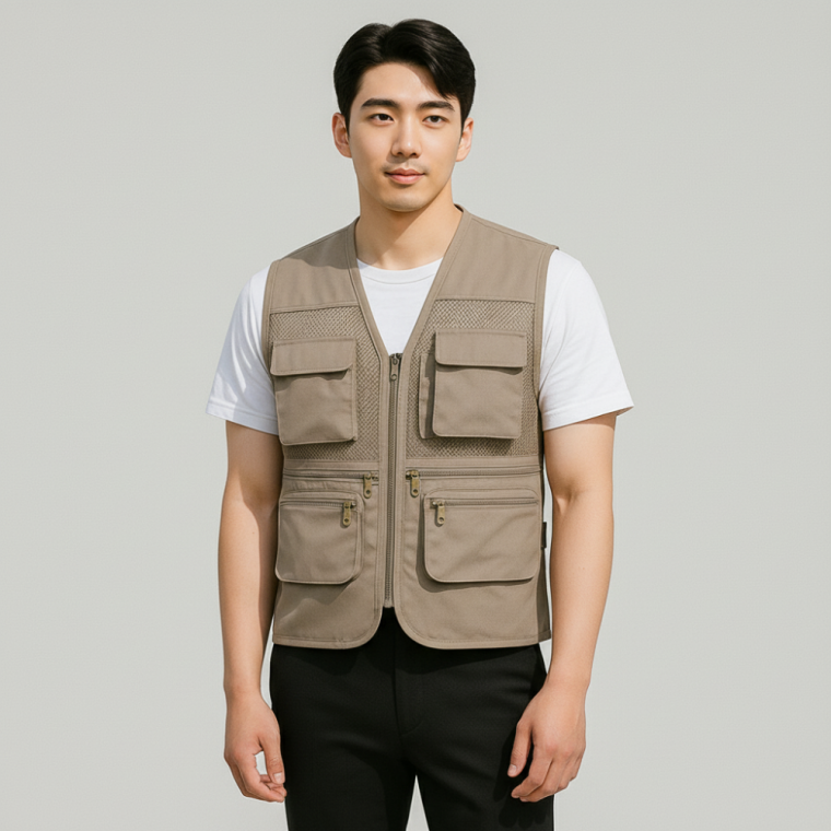 통기성 좋은 메쉬 작업조끼 XL 여름 현장용 다용도 멀티포켓 조끼