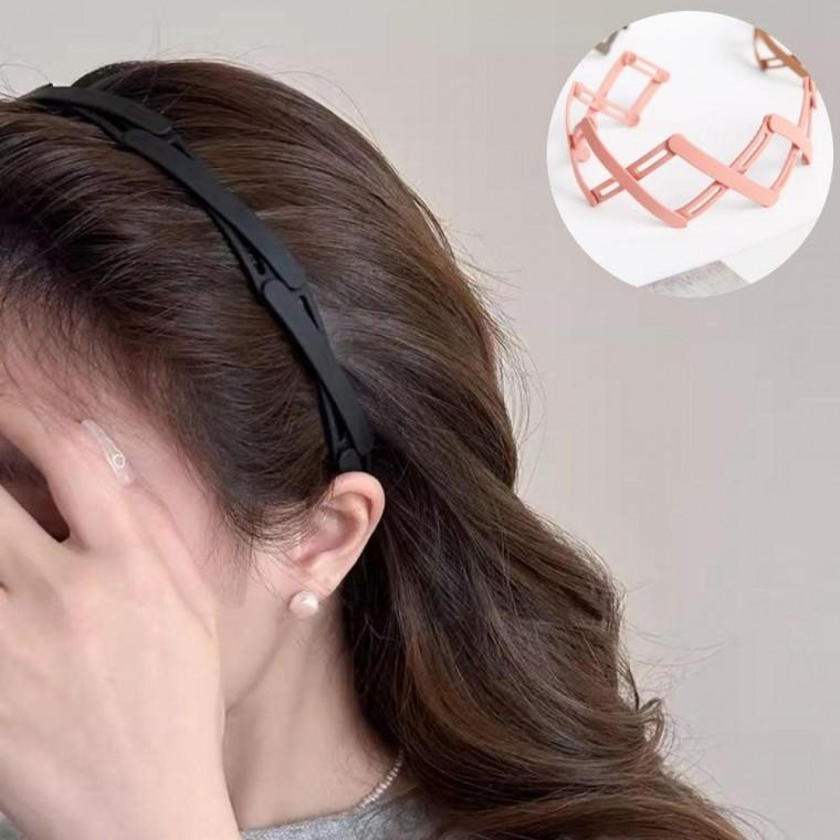 머리띠 접이식 헤어밴드 간편 휴대 포켓 남녀 공용 심플 앞머리 고정 여성 고정용 휴대용