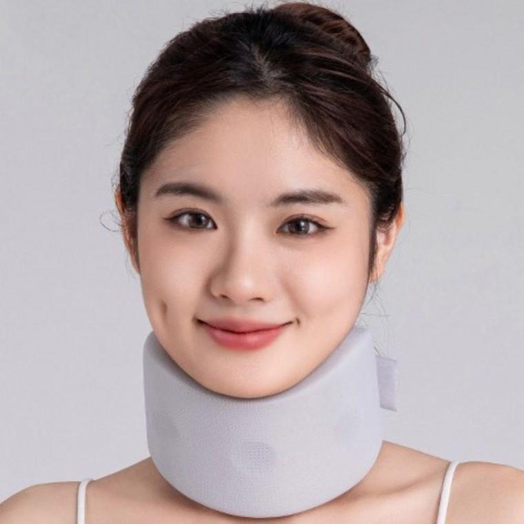 경추 메모리 폼 목 보호대 통풍형 메쉬 목 보호대 휴대용