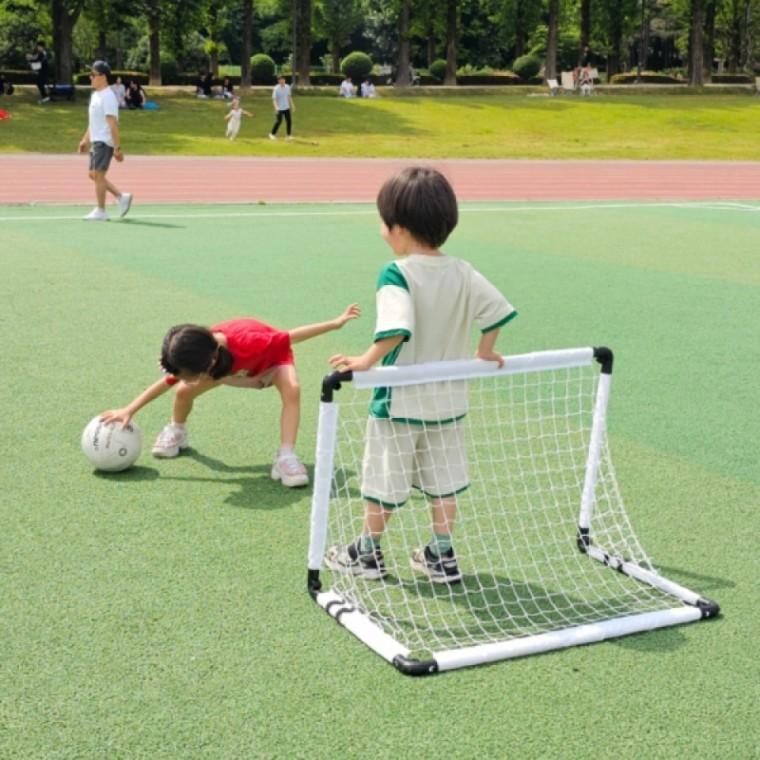 휴대용 접이식 축구 골대 간편 미니 축구 골대 어린이 풋살