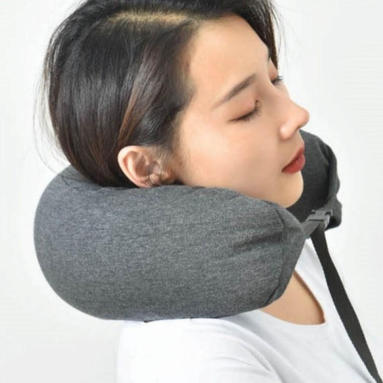 편안한 여행용 목베개 분리형 기내용 목베개 휴대용 수면용