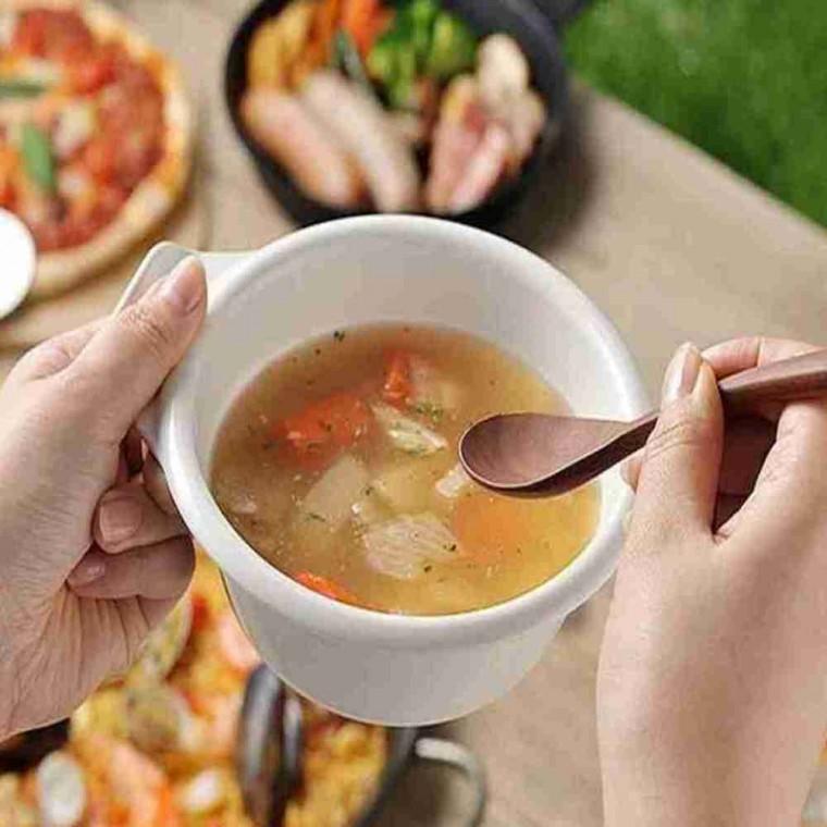 캠핑용 플라스틱 그릇 휴대용 스프 식기 간편식사용기 1인용식기