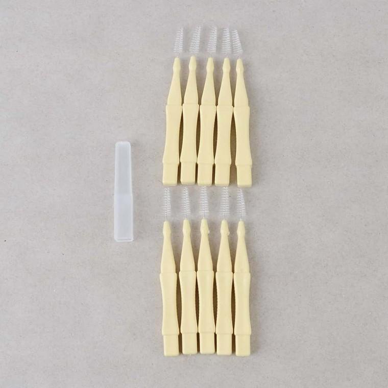 솔이쑤시개 일자형 치간칫솔 10P 휴대용치간칫솔