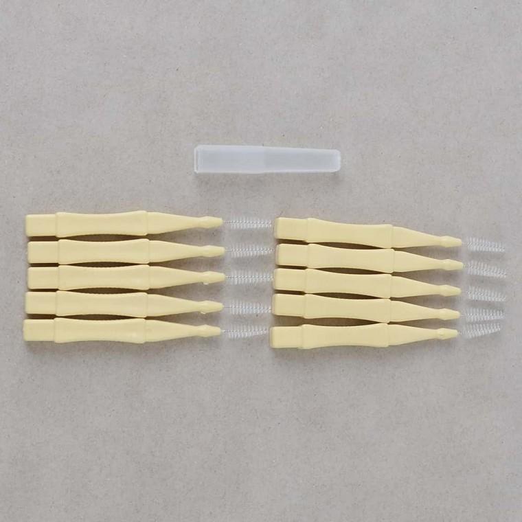 휴대용치간칫솔 10P 일자형 솔이쑤시개