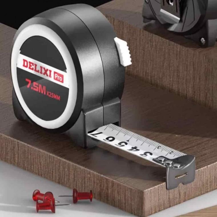 가정용 줄자 7.5m x 25mm 휴대용줄자 자동줄자 가정용줄자 고정밀측정공구