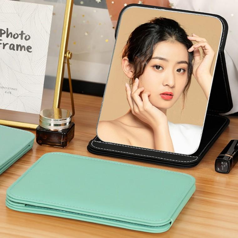 작은 접이식 탁상 거울 핸디형 휴대용 화장 거울 메이크업 화장대