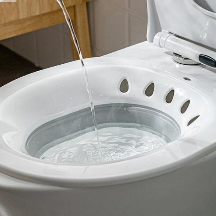 휴대용 접이식 좌욕기 변기형 가정용 좌욕기 임산부 치질 세트