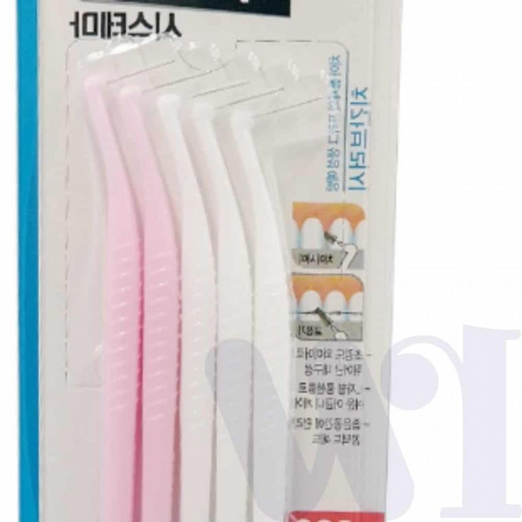 치간 칫솔 SSS 5개입 치아청소 셀프치석제거기 일회용치실 휴대용치간칫솔 입냄새제거