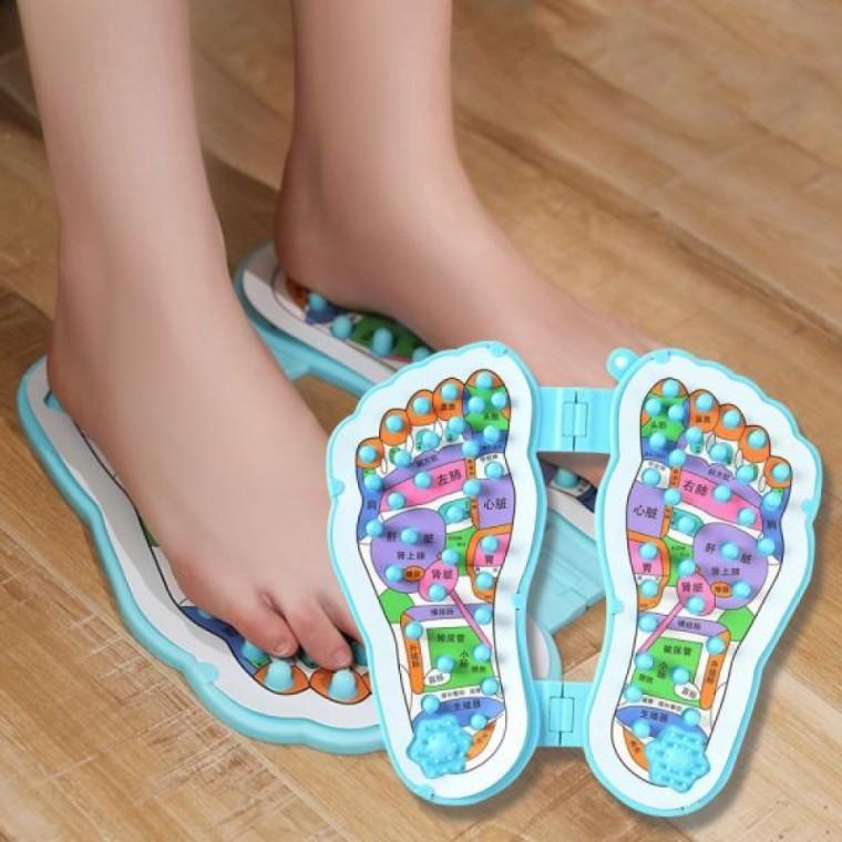 접이식 발 지압판 마사지 매트 발바닥 실내용 건강 휴대용