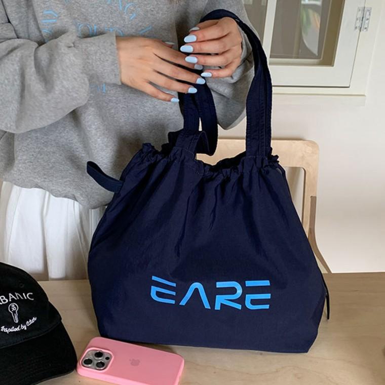 이지에픽 에코백 보부상가방 스트링백 가벼운가방 천가방 데일리가방 드로스트링 여행숄더백