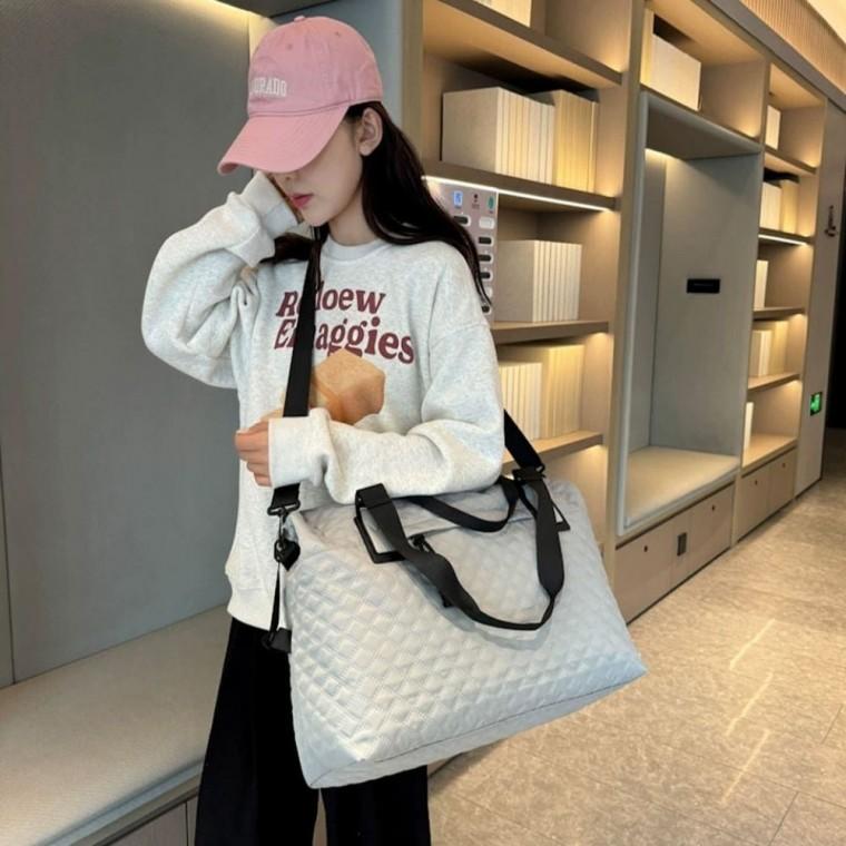 보스턴가방 여행 숄더백 캐리어백 짐가방 대용량 퀼팅