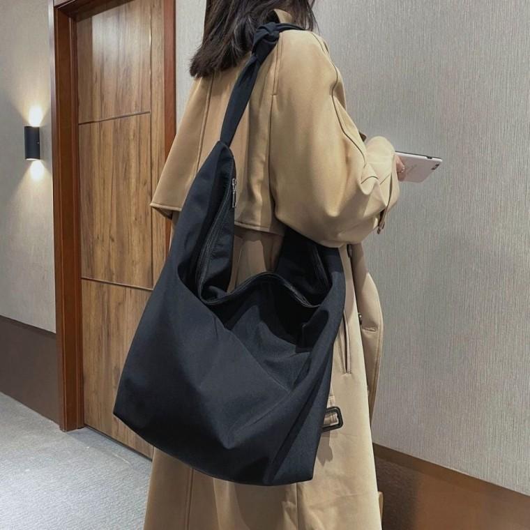 매듭 포인트 보부상가방 데일리 2색 여성 숄더백 가방