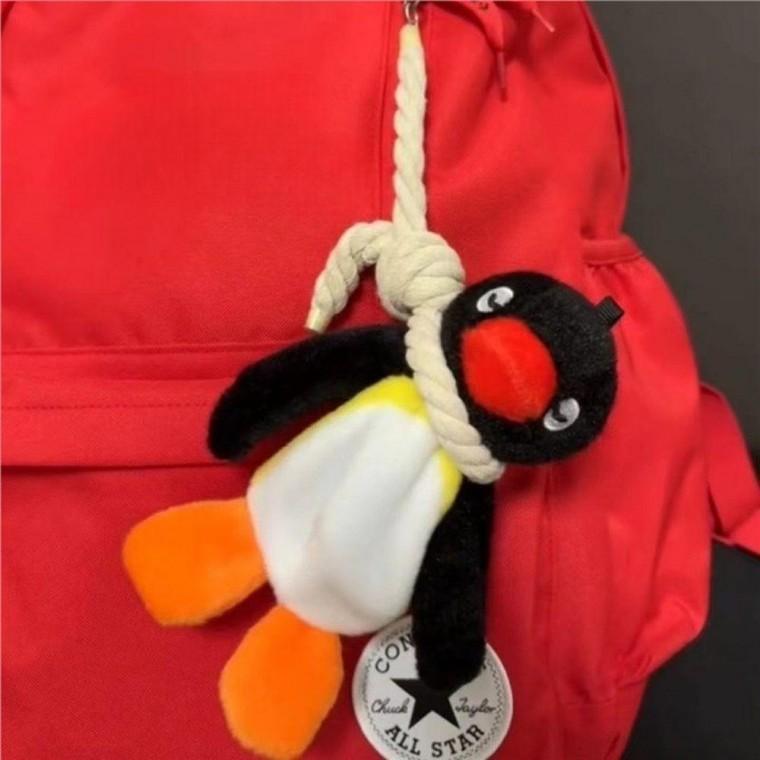 귀여운 핑구 인형 키링 데일리 핑구 홀더 펭귄 가방 열쇠고리