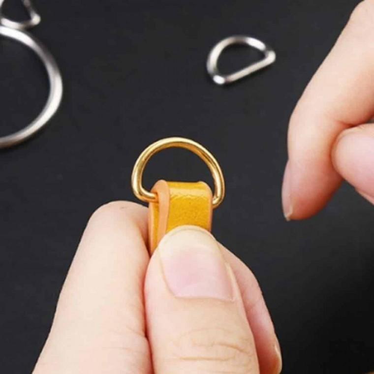 고리 D링 50개 가로13mm높이9mm 가방장식 핸드메이드재료