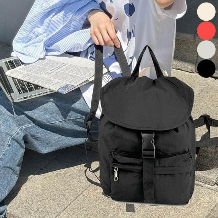 트렌디 여자 가방 포켓 나일론 출퇴근 가벼운 백팩
