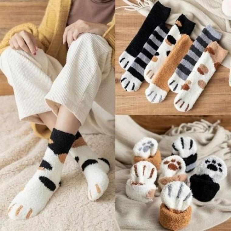 덧신양말 겨울양말 방한양말 산모 발열신 수면양말 셰르파양말 무압박 고양이 임산부 귀여운 수족냉증
