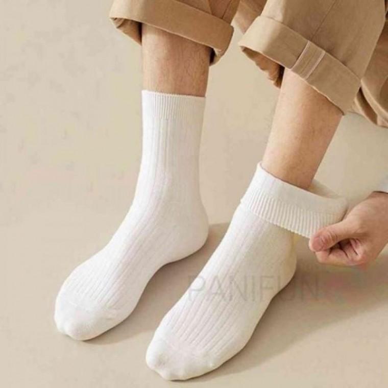 남자겨울양말 면접양말 운동화양말 골지 남자중목양말 남자 남성삭스 중목양말 화이트