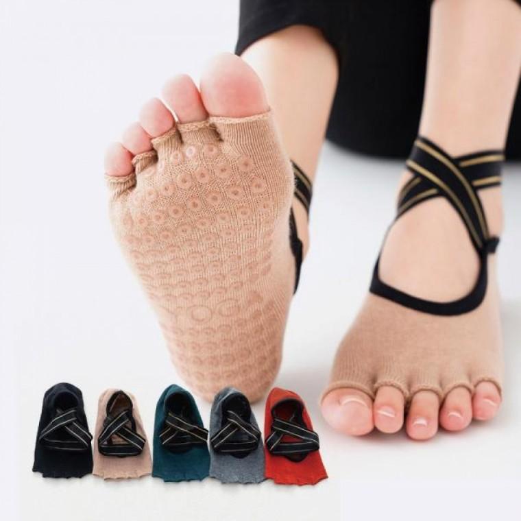 토오픈 필라테스 양말 발레 요가 양말 논슬립 홈트
