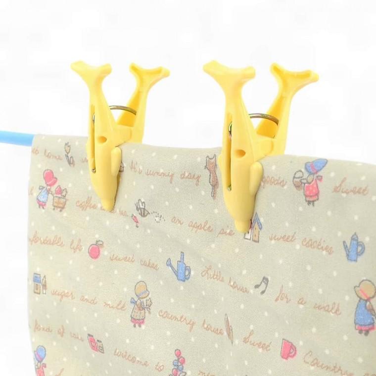 건조걸이 빨래집게 12P 돌고래 양말집게