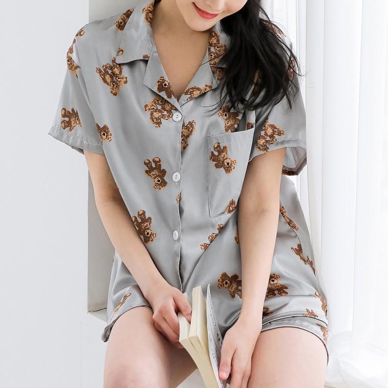 여성잠옷 베어 여성파자마 여성라운지웨어 여름잠옷 실내복여성 파자마