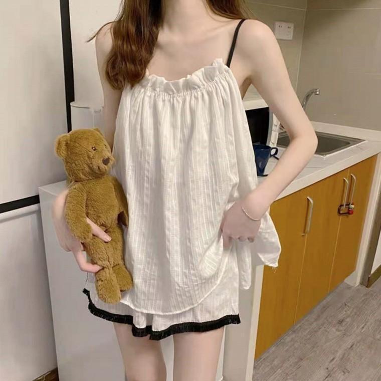 여성파자마 여성잠옷 여름잠옷 나시 홈웨어세트 실내복여성 여성홈웨어 파자마