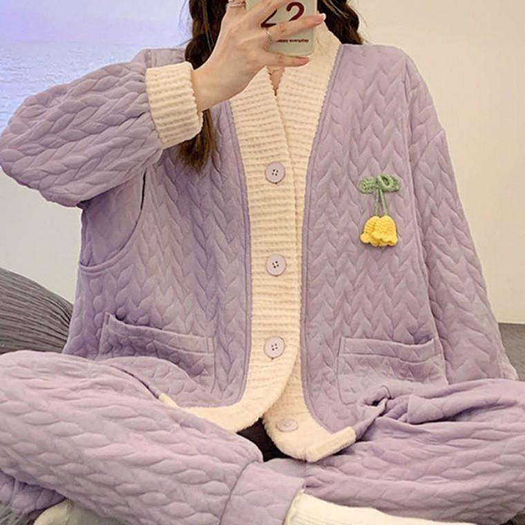 홈웨어세트 실내복여성 잠옷세트 여름잠옷 편한잠옷 감각적인 여성파자마 여성
