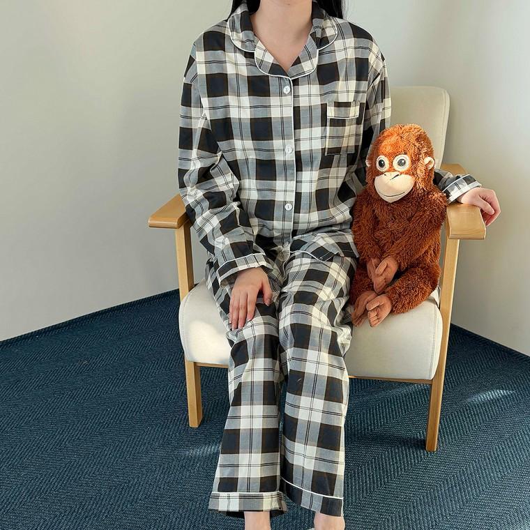 무드믹스체크잠옷 잠옷세트 실내복여성 편한잠옷 여름잠옷 겨울잠옷 여성파자마
