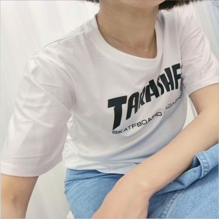 2컬러 티셔츠 루즈핏 여자 스트릿 반팔 여름 스타일