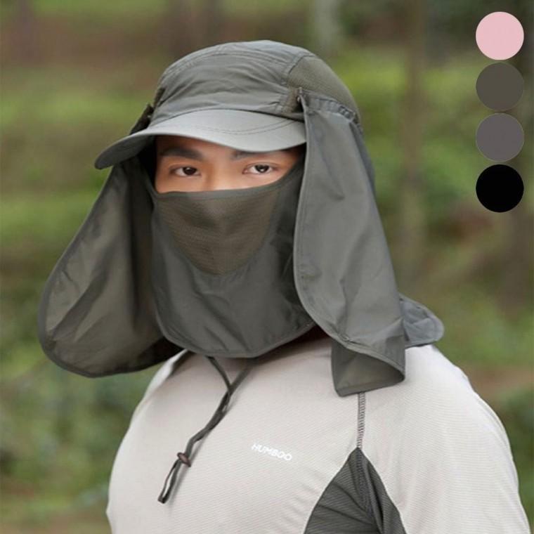 마스크 모자 여름 등산 여자 남자 썬캡 작업 햇빛차단