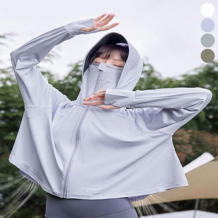 운동복 쿨링 여자 후드 차단 바람막이 자외선 여름
