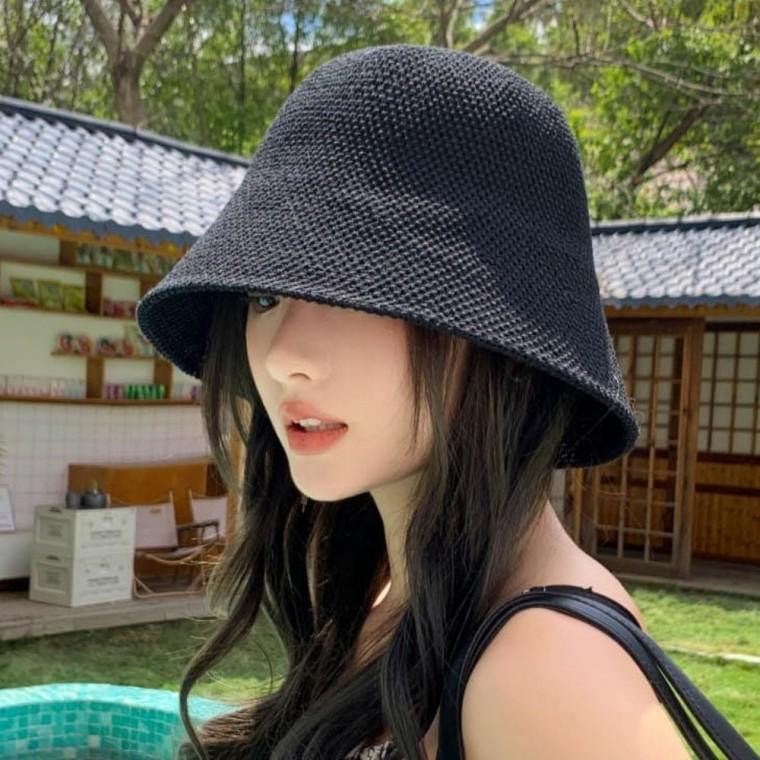통풍 여성 여름 버킷햇 벙거지 외출 베이직 모자