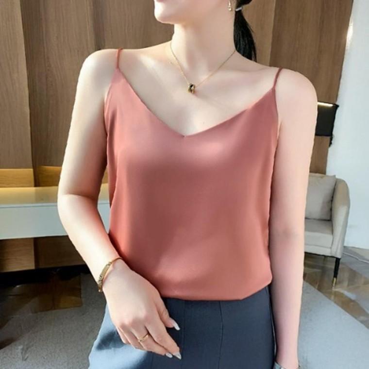 나시탑 여름나시 스판나시 여성민소매 기본나시 보정