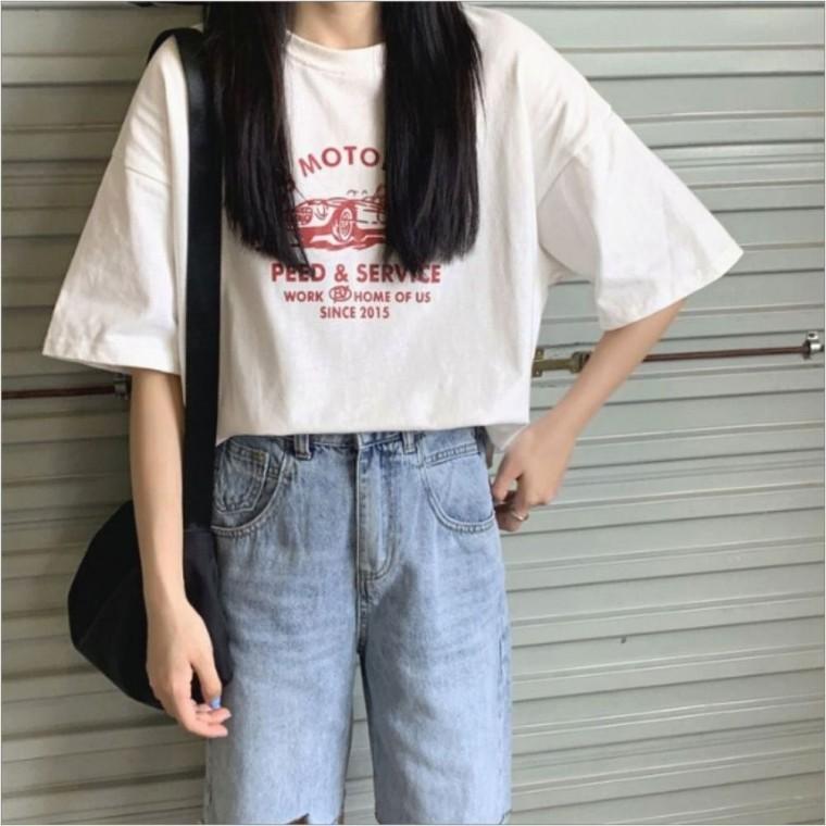 반팔티 라운드넥 면티셔츠 편한 여자 데일리 2컬러 오버핏 여름