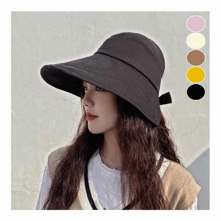 챙넓은 버킷햇 선캡 썬캡 오픈형 휴양지 자외선차단