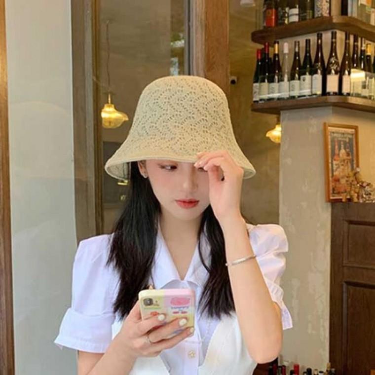 패션 여성선캡 스타일 여름모자 해변모자 썬캡 휴가