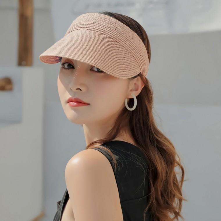 네추럴 돌돌이 썬캡(핑크)