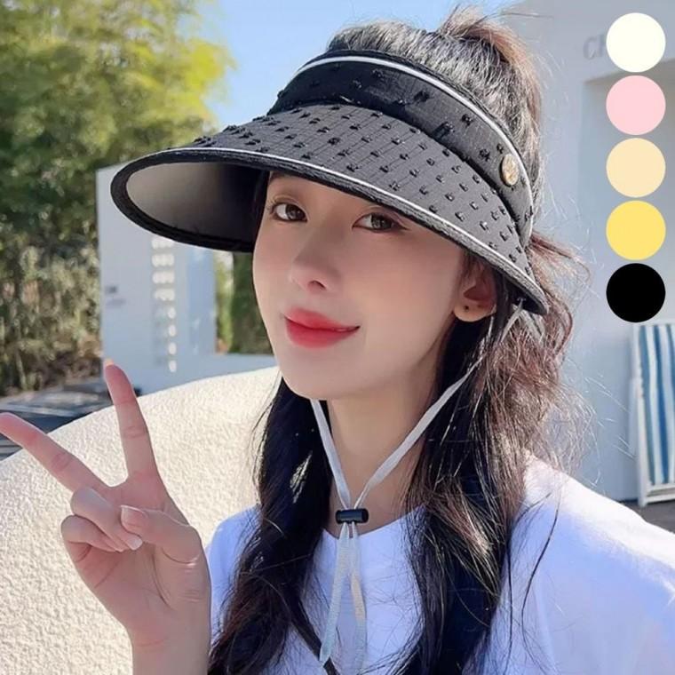 브로치 세련된 햇빛 디자인 차단 패턴 큐빅 썬캡