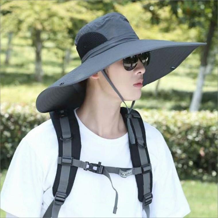 물놀이 썬캡 남자 여름 넓은챙모자 햇빛가리개 작업 모자